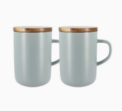 Mug Tisanière en Grès et Filtre en Inox 475 ml - Ogo Living