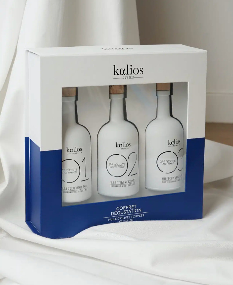 Coffret Dégustation 3 Huiles d’Olive Vierge Extra - Kalios