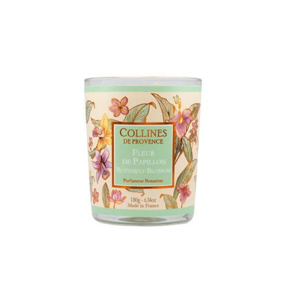 Bougie Parfumée Fleur de Papillon 180g - Collines de Provence