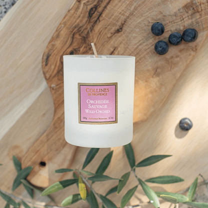 Bougie Parfumée 180g Orchidée Sauvage - Collines de Provence
