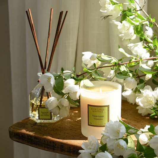 Bougie Parfumée 180g Verveine - Collines de Provence