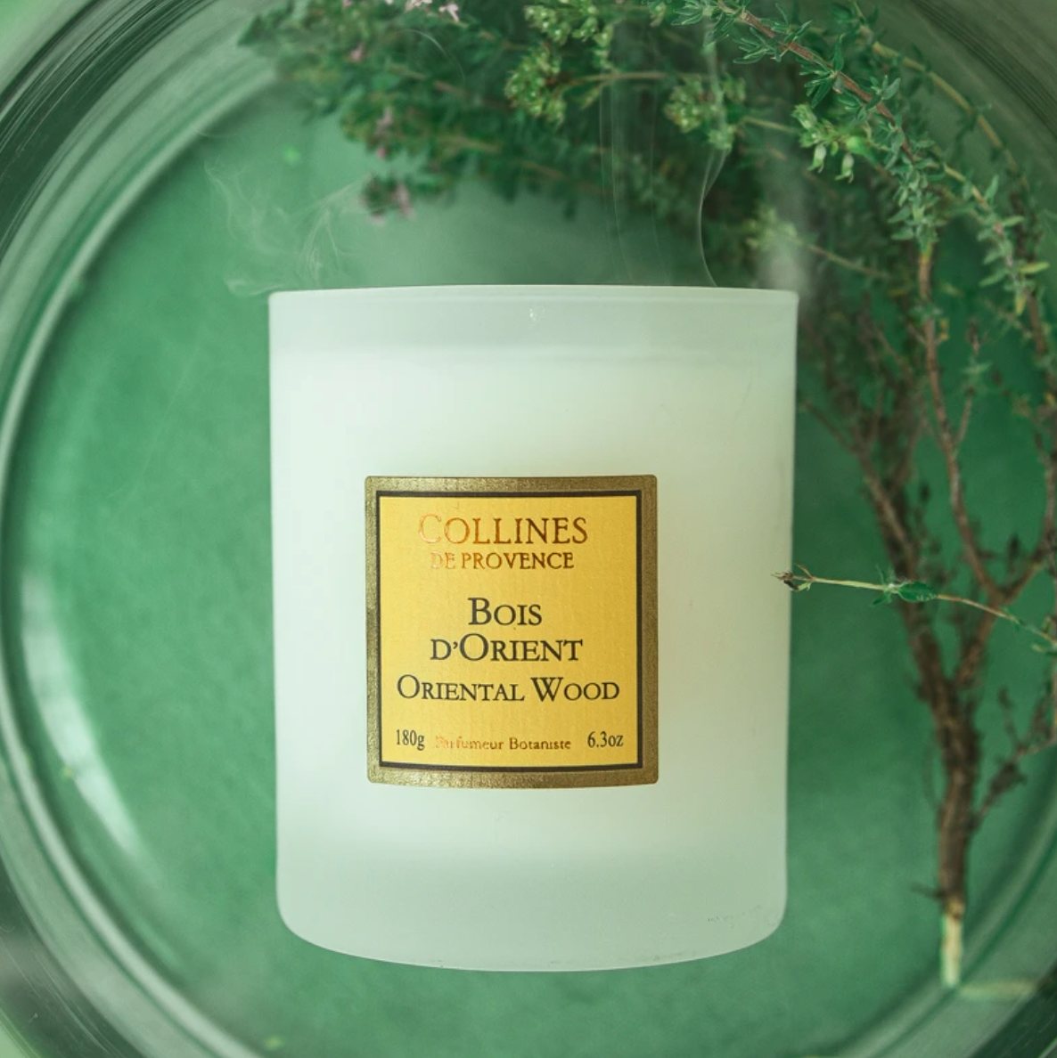 Bougie Parfumée 180g Bois d'Orient - Collines de Provence