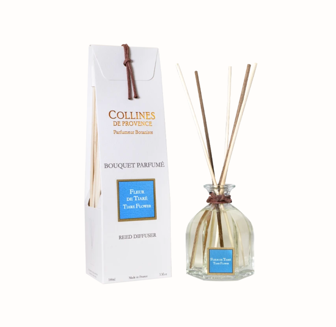 Bouquet Parfumé Fleur de Tiaré 100ml - Collines de Provence