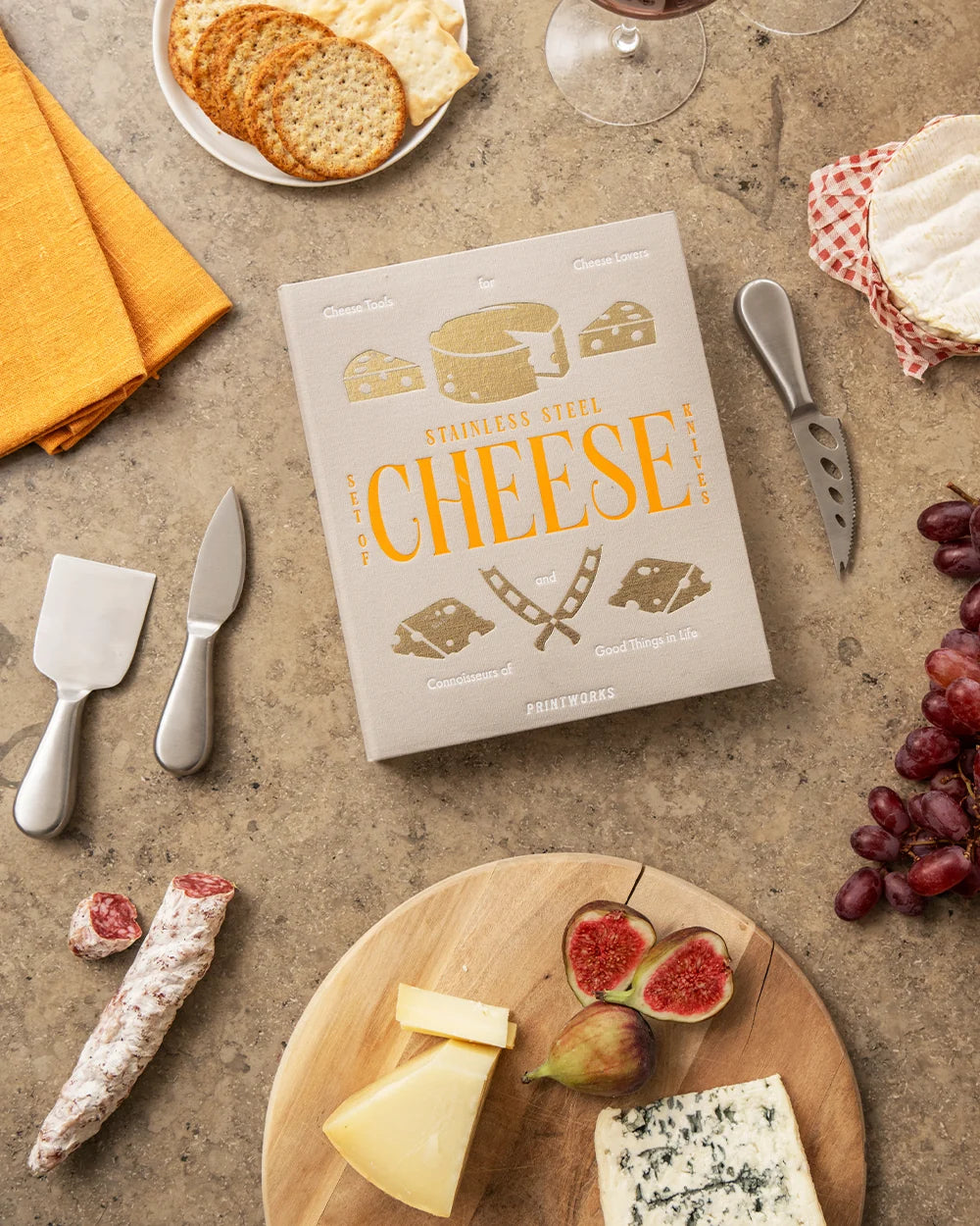 Coffret Kit Essentiel Découpe de Fromage - PrintWorks