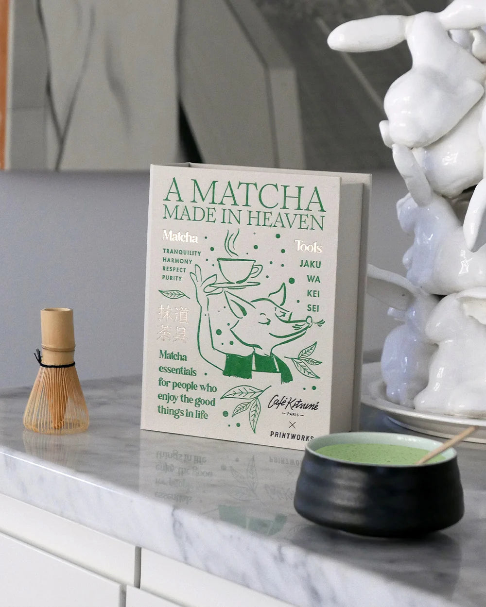 Coffret Kit Essentiel Préparation Matcha - Café Kitsuné x PrintWorks