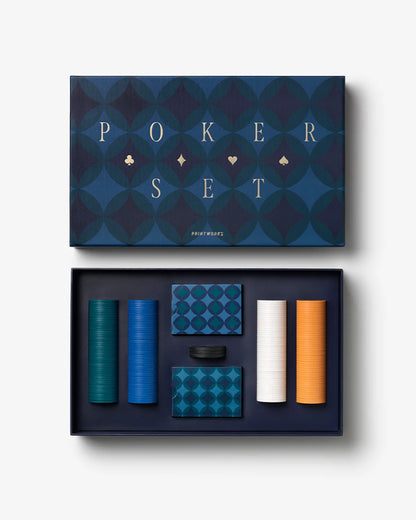 Coffret Plateau de Jeu Set de Poker - PrintWorks