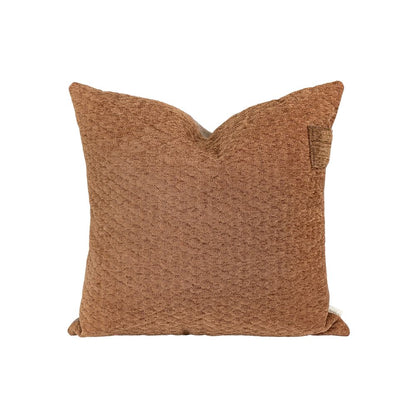 Coussin Vigogne Motifs Nid d'Abeille 50x50 cm - Bedandphilosophy