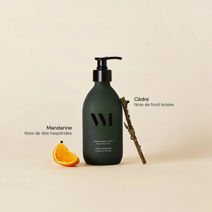 Crème Hydratante Mains et Corps Cèdre & Mandarine - What Matters