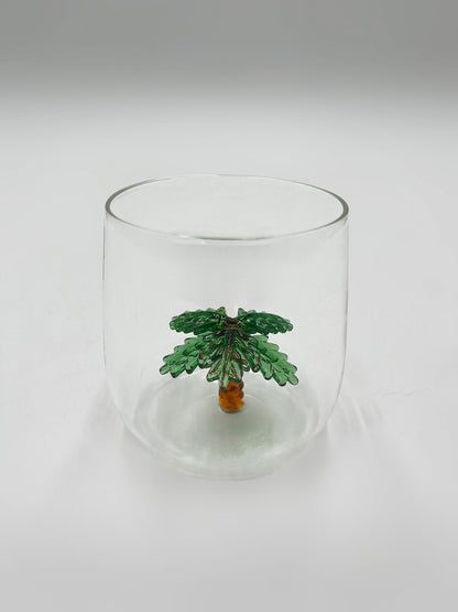 Verre à Eau avec Détails 3D Soufflé - Jacques Flamant