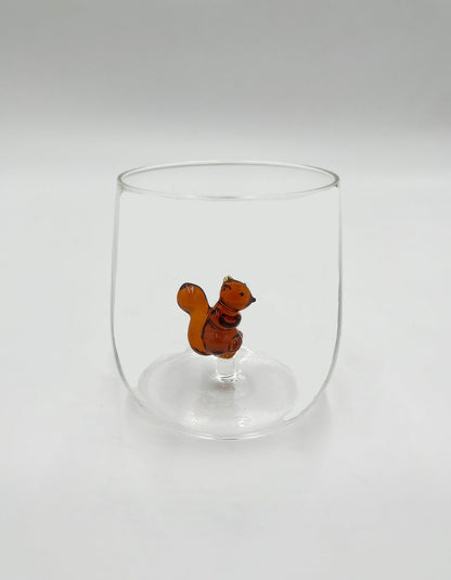 Verre à Eau avec Détails 3D Soufflé - Jacques Flamant