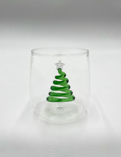 Verre à Eau avec Détails 3D Soufflé - Jacques Flamant