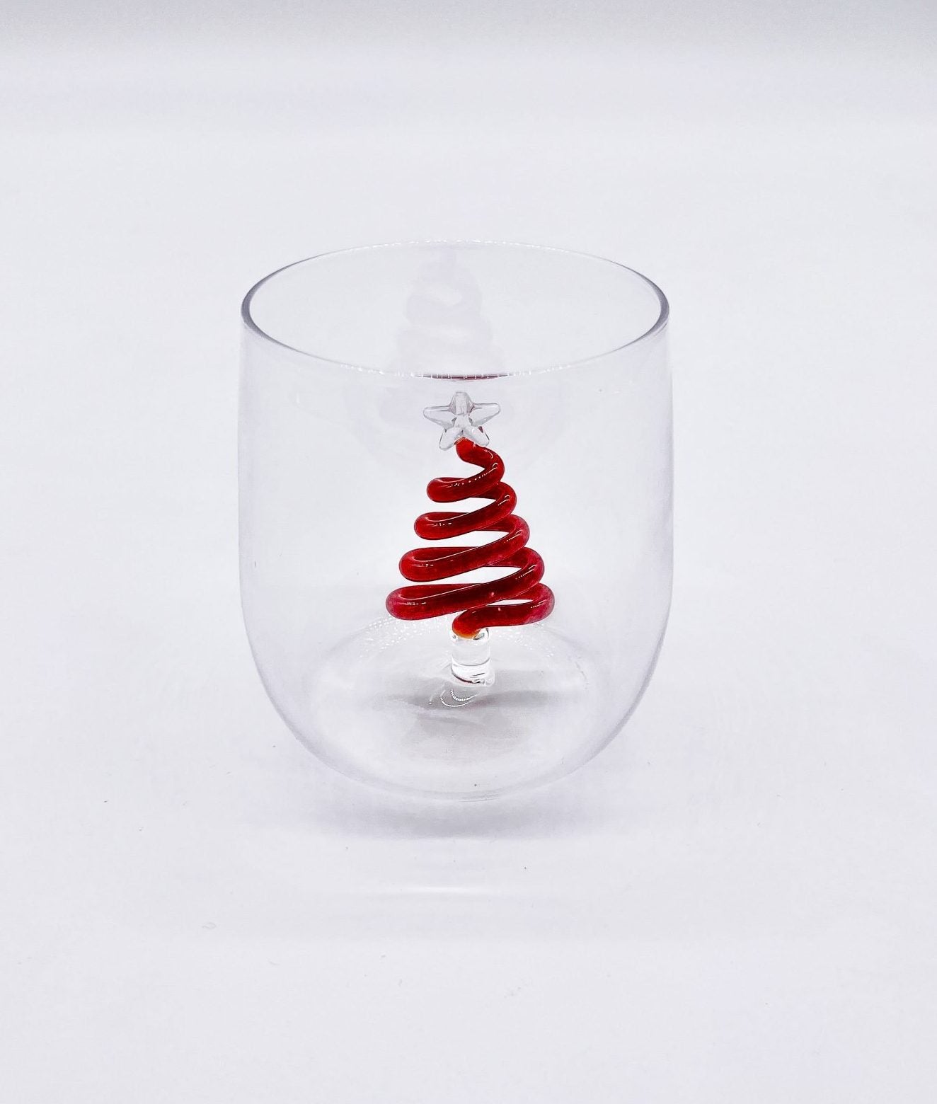 Verre à Eau avec Détails 3D Soufflé - Jacques Flamant