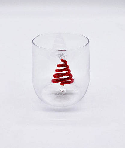 Verre à Eau avec Détails 3D Soufflé - Jacques Flamant