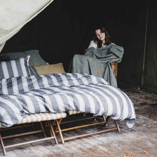Housse de Couette Tahoe Stripe 260x240 cm - Libeco