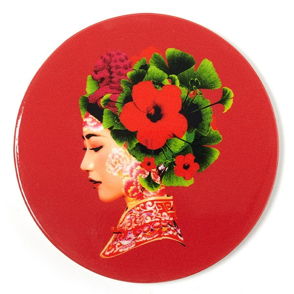 Set de 4 Dessous-de-Verre en Céramique Lotus - Gangzai