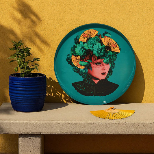 Plateau Rond Felicia D.33 cm - Gangzaï