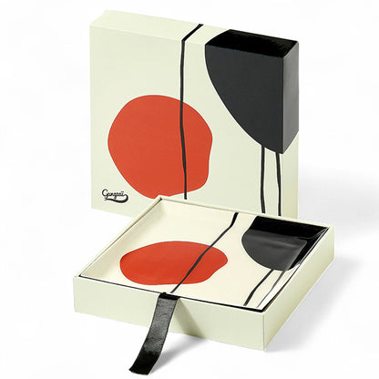 Vide-Poche Zen en Métal Style Contemporain 15x15cm - Gangzaï