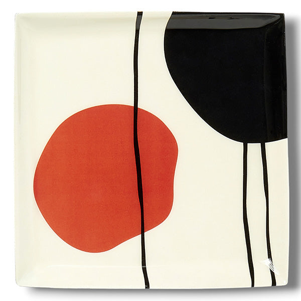 Vide-Poche Zen en Métal Style Contemporain 15x15cm - Gangzaï