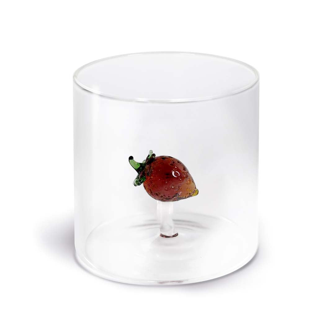 Gobelet en Verre Borosilicate Fruit / Fleur 3D - WD Lifestyle
