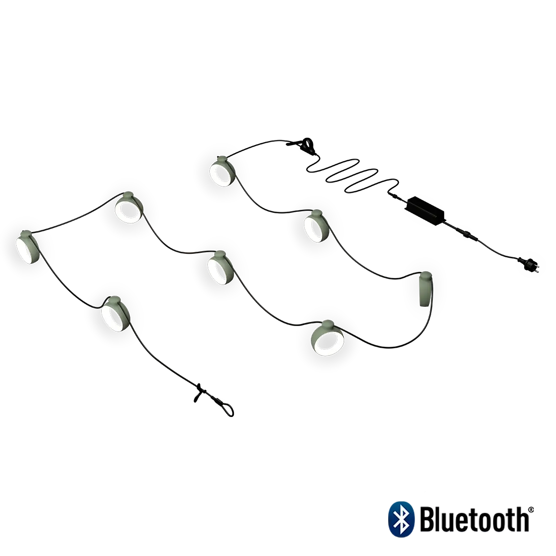 Guirlande Hoop Cactus LED Bluetooth 12 m. - Fermob