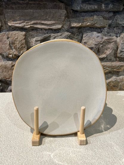 Set de 6 Assiettes à Desserts en Grès D.22 cm Organica - Gresnovo