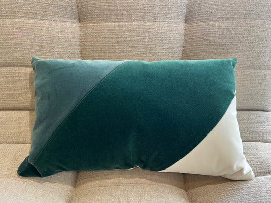 Coussin Voile Bleu Sarah 55x40 cm - Maison Sarah Lavoine