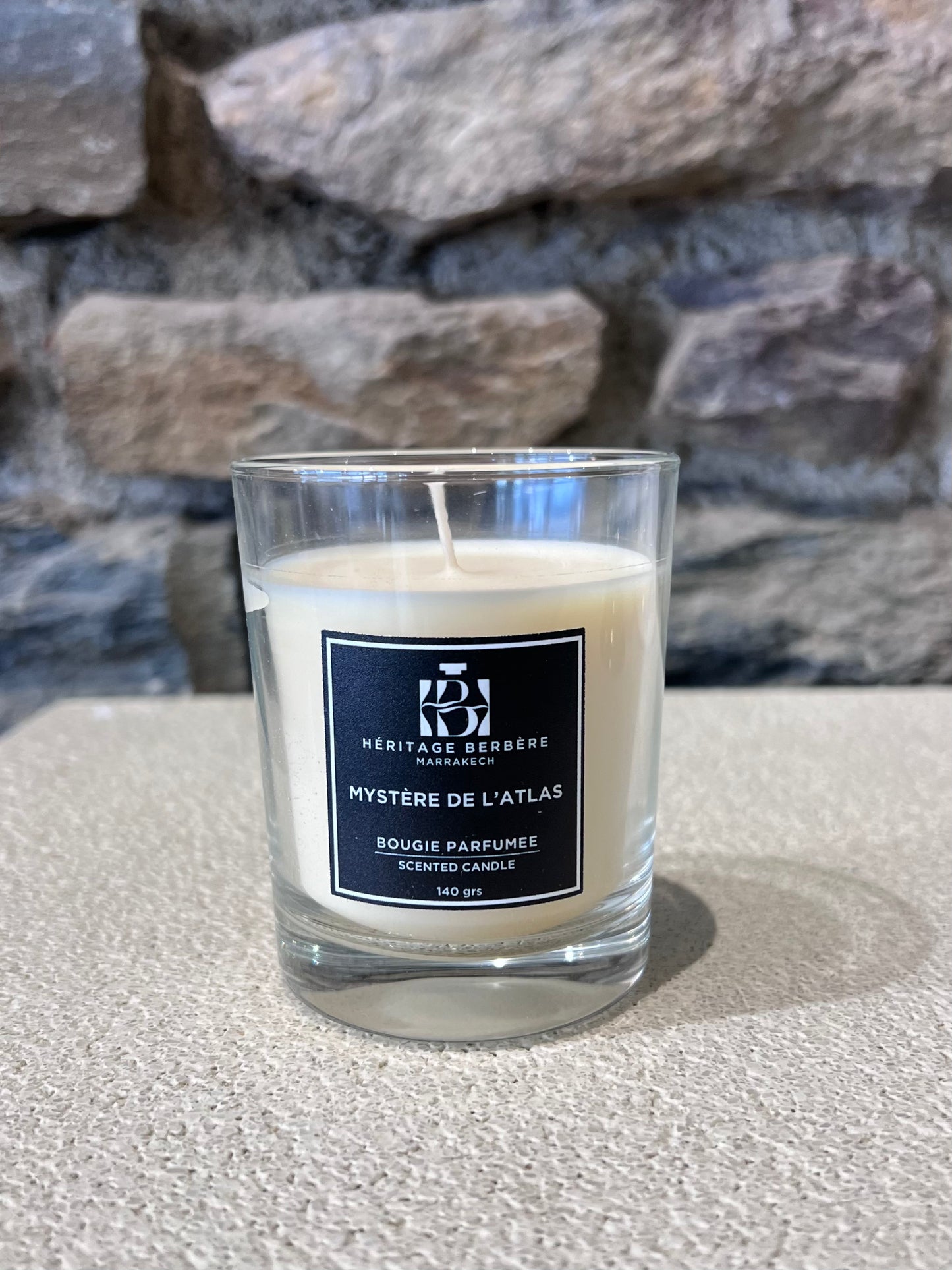 Bougie Parfumée Mystère de l'Atlas 140g - Héritage Berbère