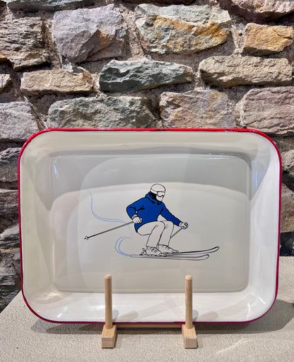 Plateau en Tôle Émaillée Sport d'Hiver - WD Lifestyle