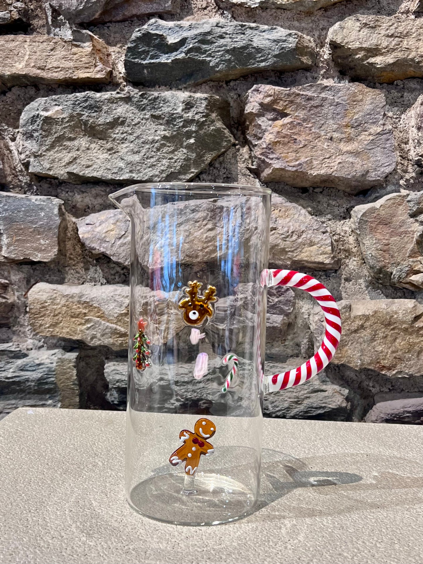 Pichet en Verre Bonhomme de Neige 1,2 L - WD Lifestyle