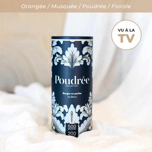 Bougie Parfumée en Perles Collection Héritage - Poudrée Paris
