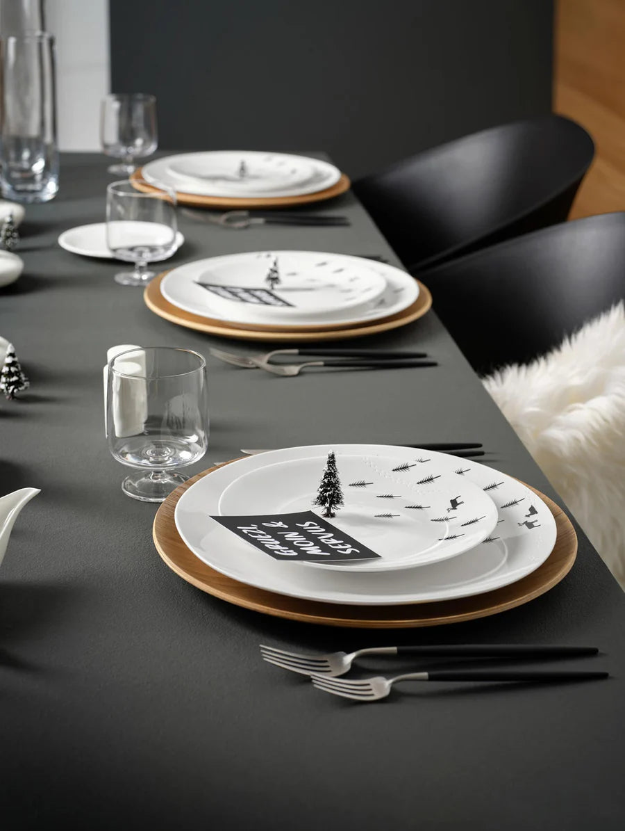 Set de 6 Assiettes à Dessert Hivernales en Porcelaine - Asa
