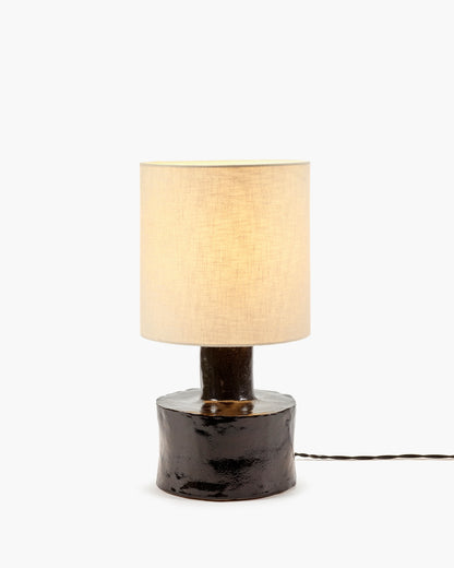 Lampe de table Catherine Serax noire et beige