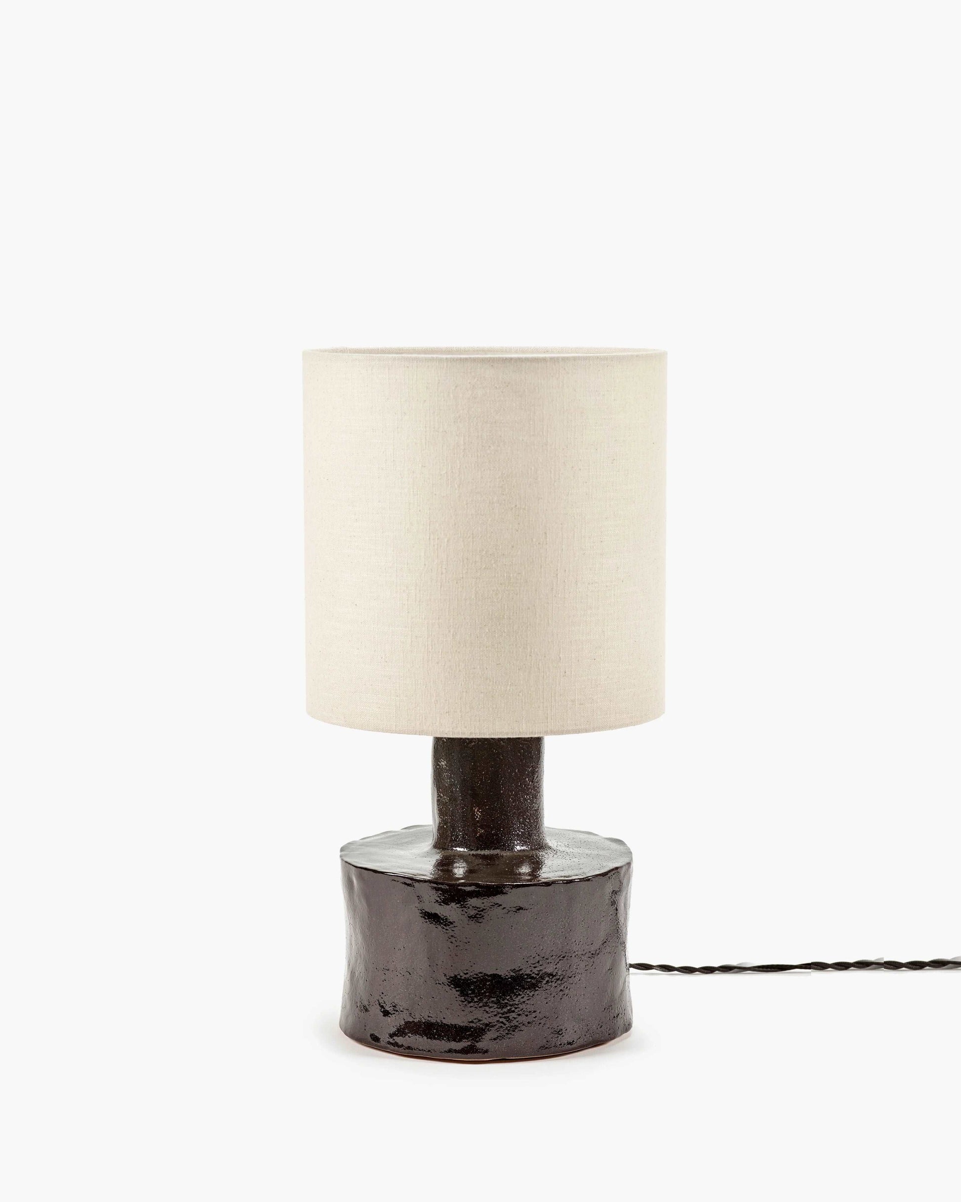 Lampe de table Catherine Serax noire et beige