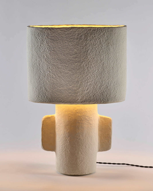 Lampe de Table M Serax blanche en papier mache Earth