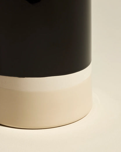 Lampe Sicilia en Céramique Écru/Noir - Maison Sarah Lavoine