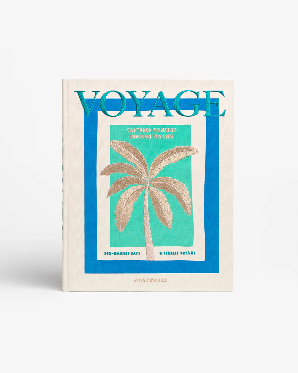Livre Album Photos Brodé "Voyage" XL - PrintWorks