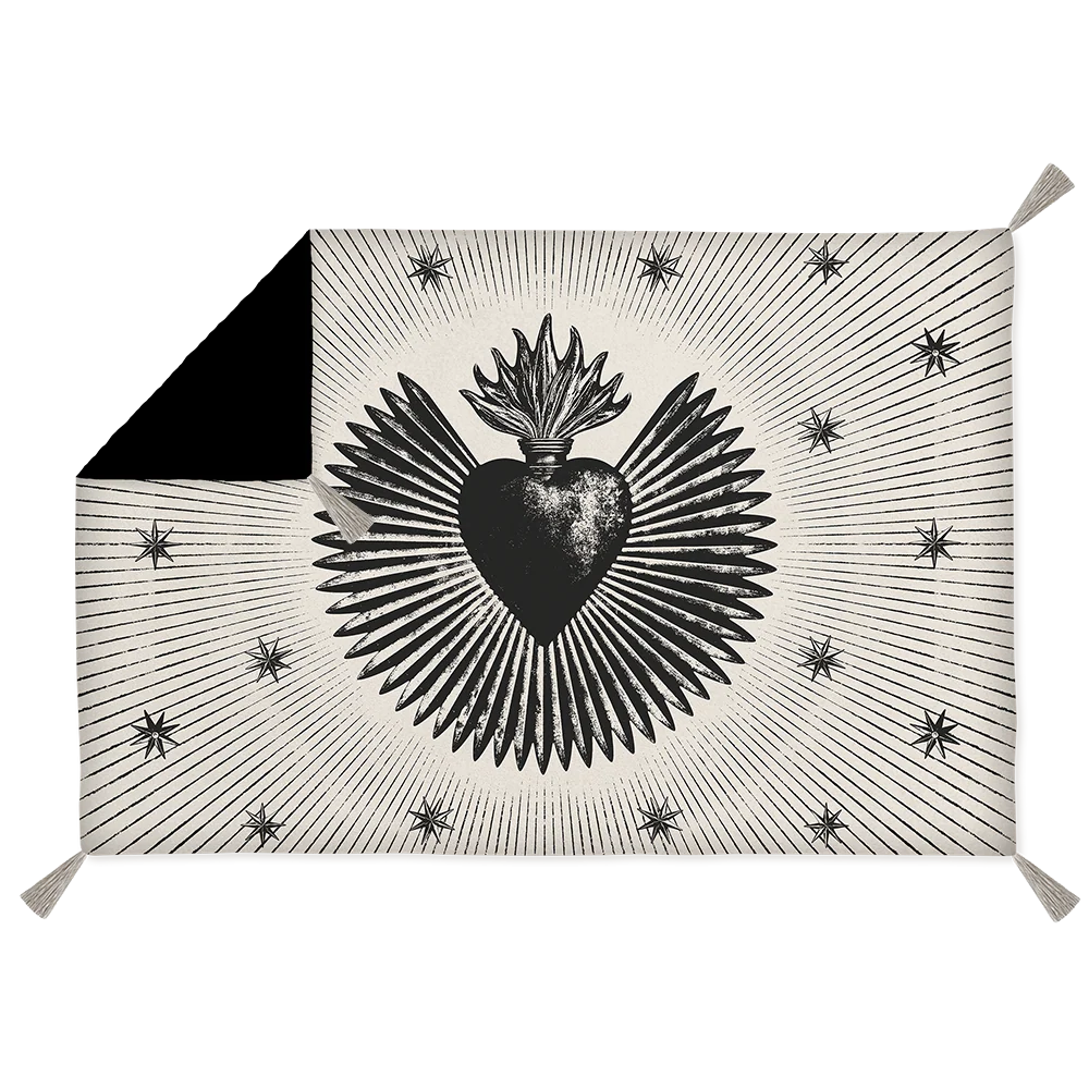 Plaid Assur en Velours Pompons 120x180 cm - Podevache