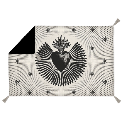 Plaid Assur en Velours Pompons 120x180 cm - Podevache