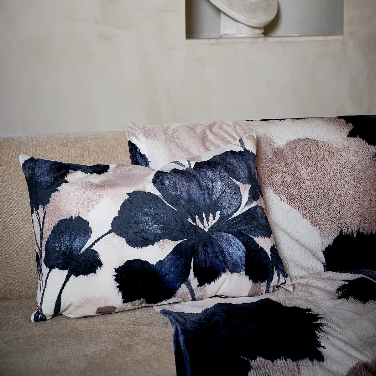 Coussin Pompeï Rectangulaire en Velour 40x60 cm - Podevache