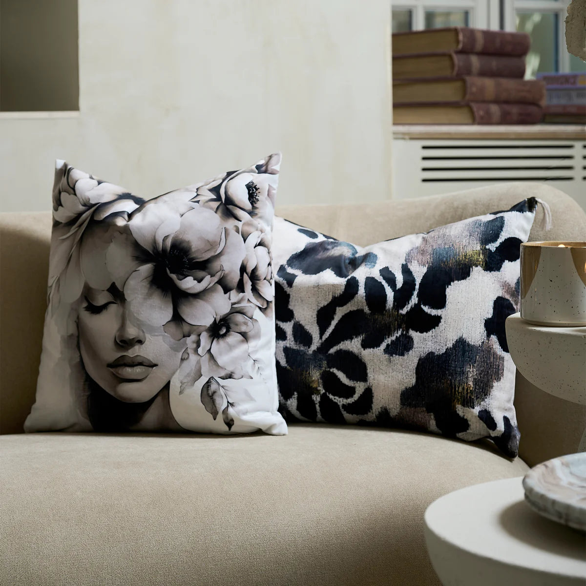 Coussin Babylone Rectangulaire en Velours 40x60 cm - Podevache