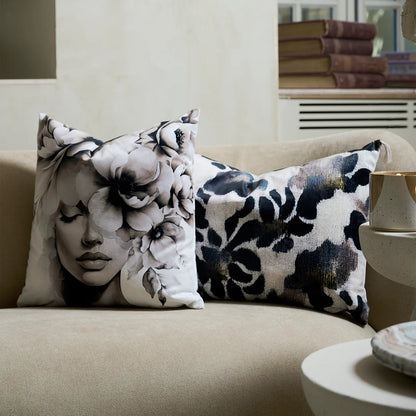 Coussin Babylone Rectangulaire en Velours 40x60 cm - Podevache
