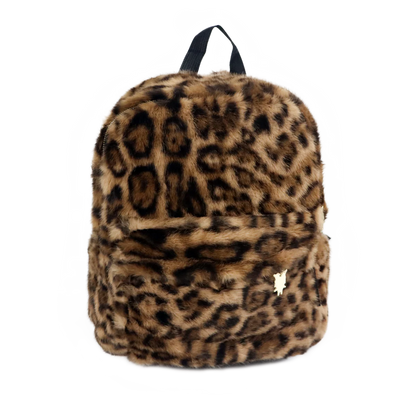 Sac à Dos Léopard en Fausse Fourrure 30x40 cm - Podevache