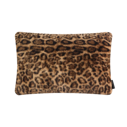Coussin Léopard Fausse Fourrure 40x60 cm - Podevache
