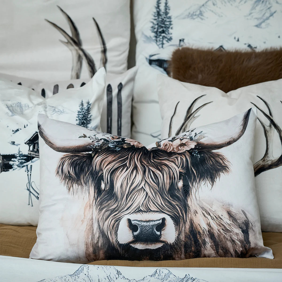 Coussin Kanderstag Rectangulaire en Velours 40x60 - Podevache