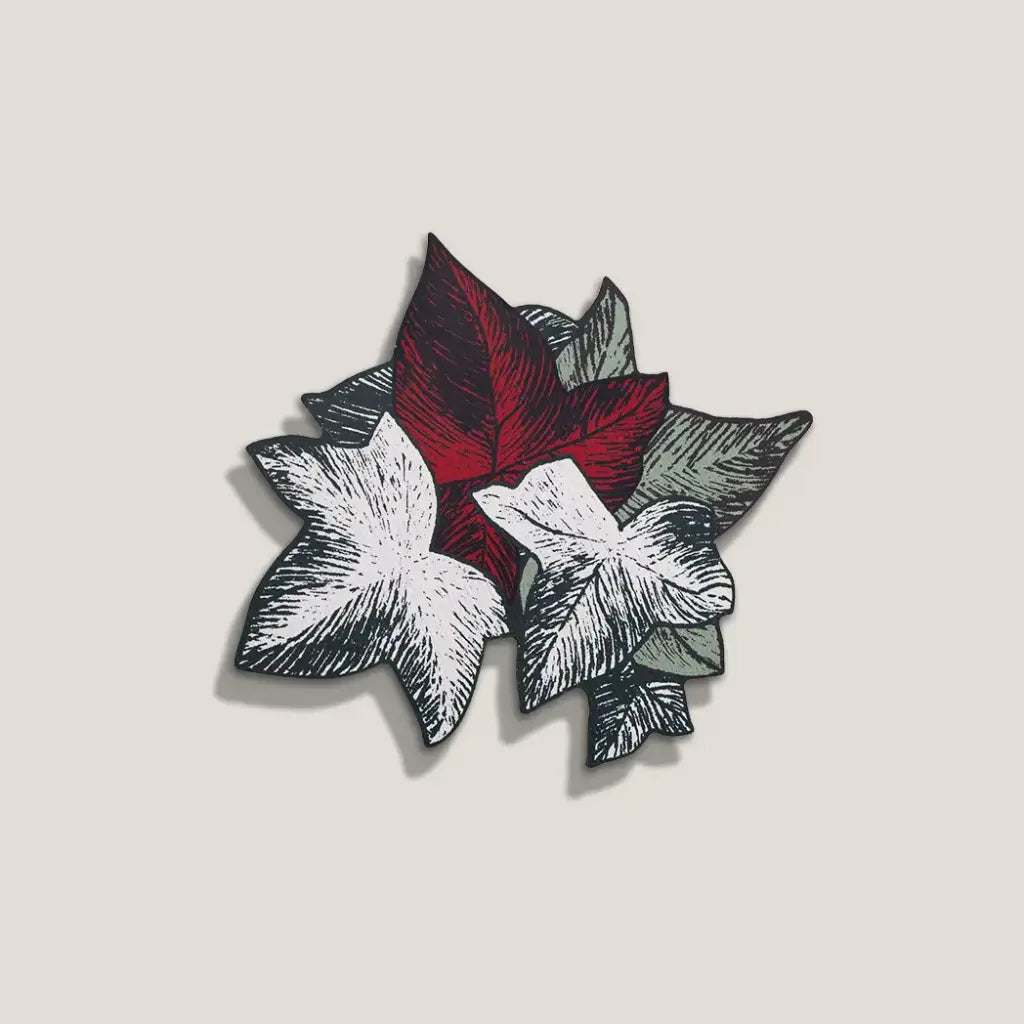 Patère Boucan aux Motifs Floraux - Ibride