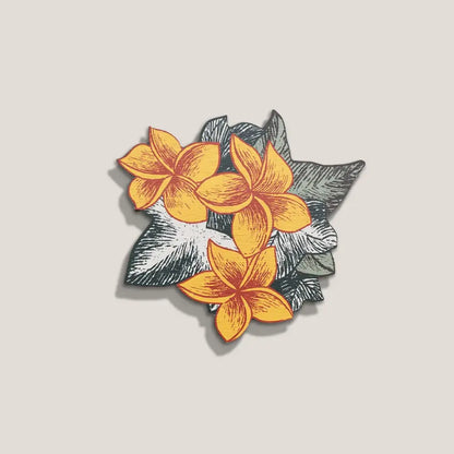 Patère Boucan aux Motifs Floraux - Ibride