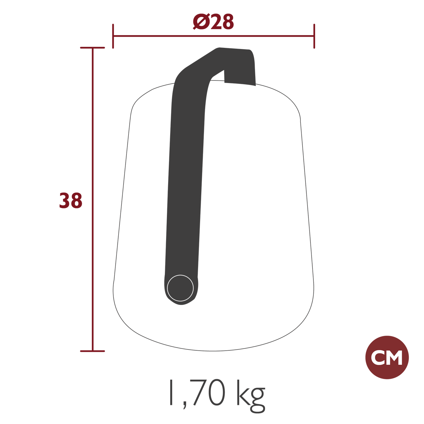 Lampe d'Extérieur Balad 2 LED - Fermob