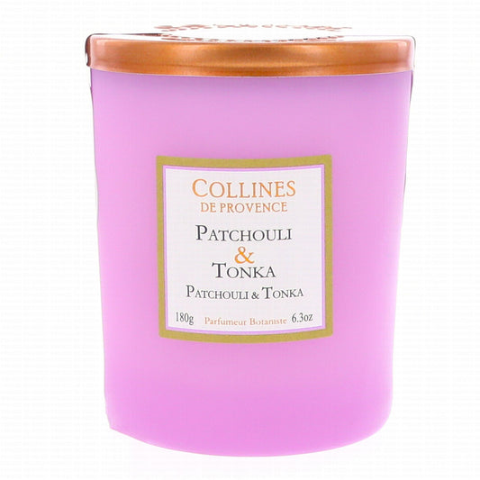 Bougie Parfumée 180g Patchouli & Tonka - Collines de Provence