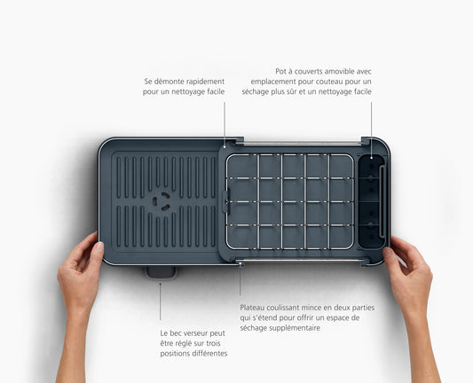 Petit Egouttoir Vaisselle Expansible Inox Extend™ - Joseph Joseph