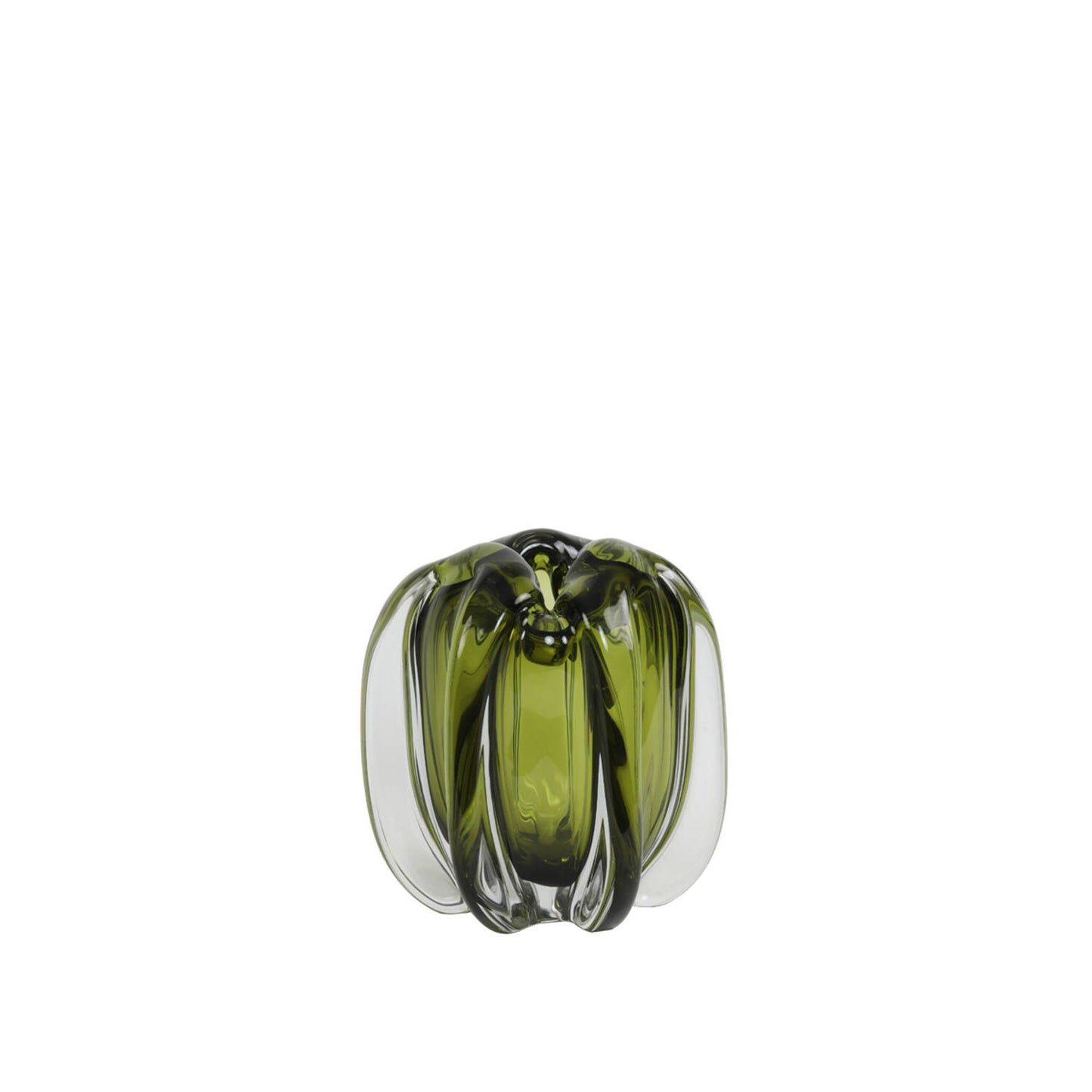Vase en Verre Murela Vert Olive - Light & Living